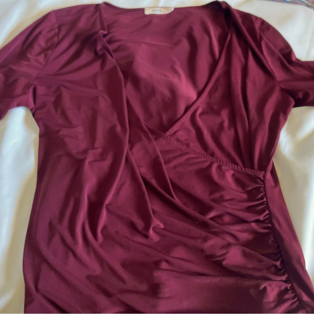 Wine-Coloured top